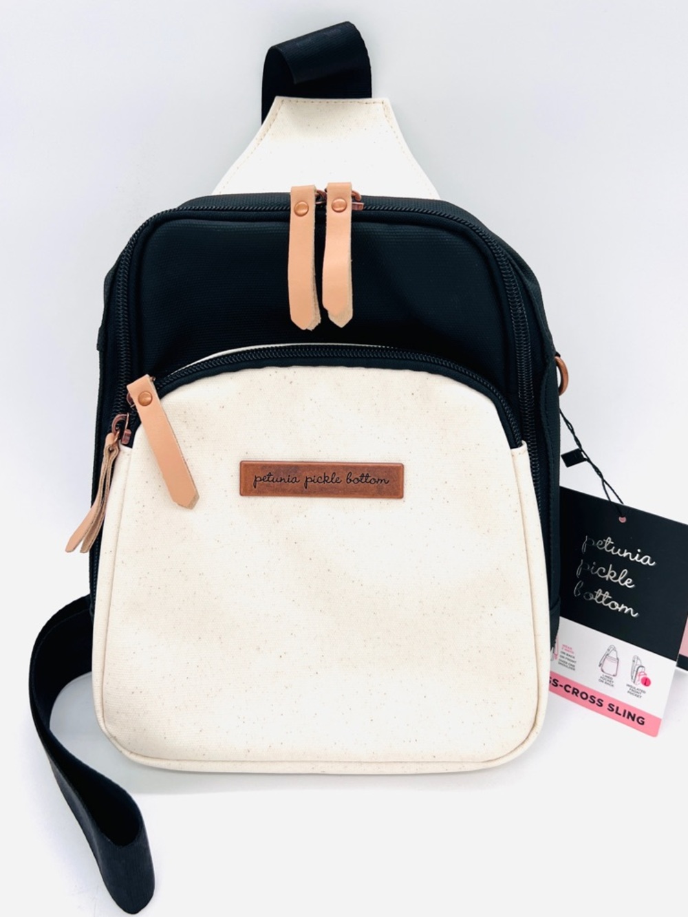Petunia Pickle Bottom Criss Cross Sling Crossbody Bag Baby NWT